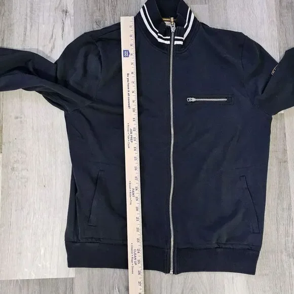 Vintage Mens John Varvatos X Converse Track Jacket Black Size Medium - Picture 13 of 13